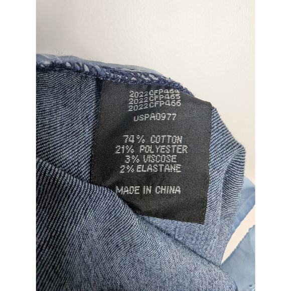 Universal Standard Dark Indigo Comfort Denim Drawstring High Rise Tapered Jean - Picture 9 of 10